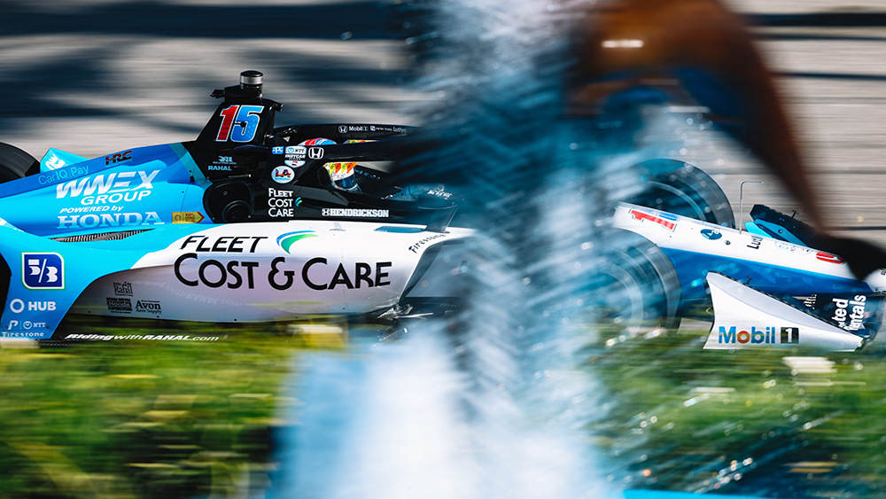 thumbnail for Graham Rahal Rushes to Front of Cool Long Beach Warmup
