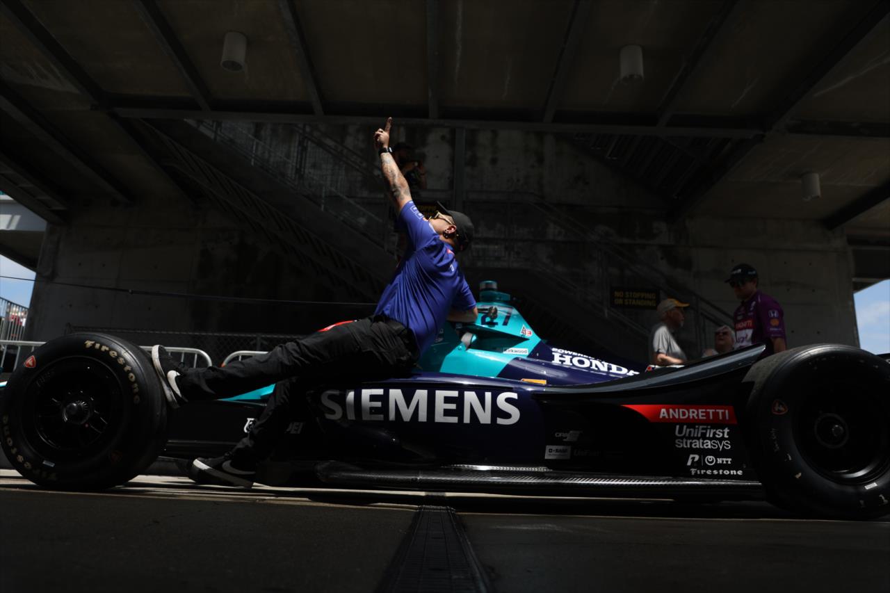 Kyle Kirkwood - Indianapolis 500 Practice - By: Matt Fraver -- Photo by: Matt Fraver