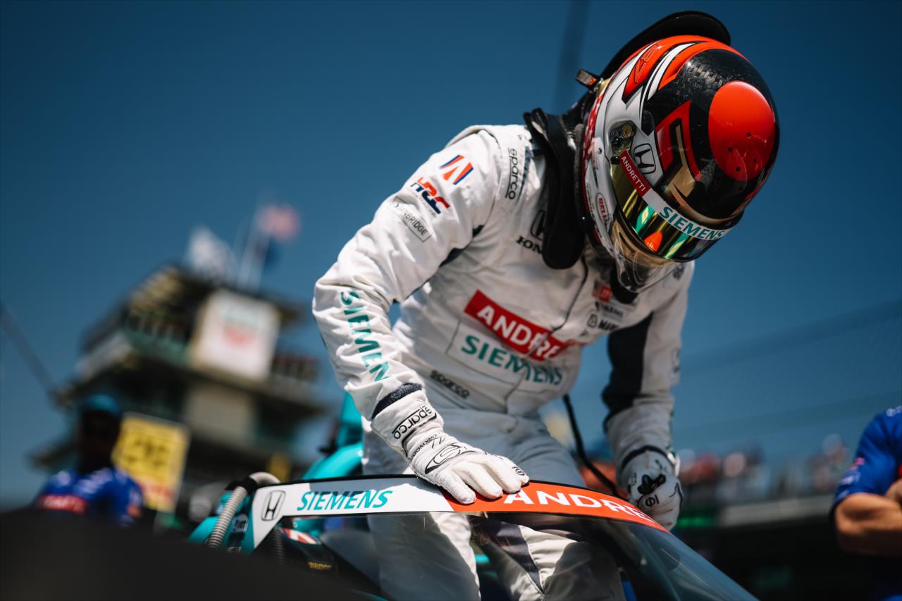 Kyle Kirkwood - Indianapolis 500 Practice - By: Joe Skibinski -- Photo by: Joe Skibinski
