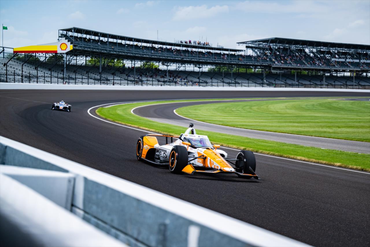 Christian Lundgaard - Indianapolis 500 Practice - By: Karl Zemlin -- Photo by: Karl Zemlin