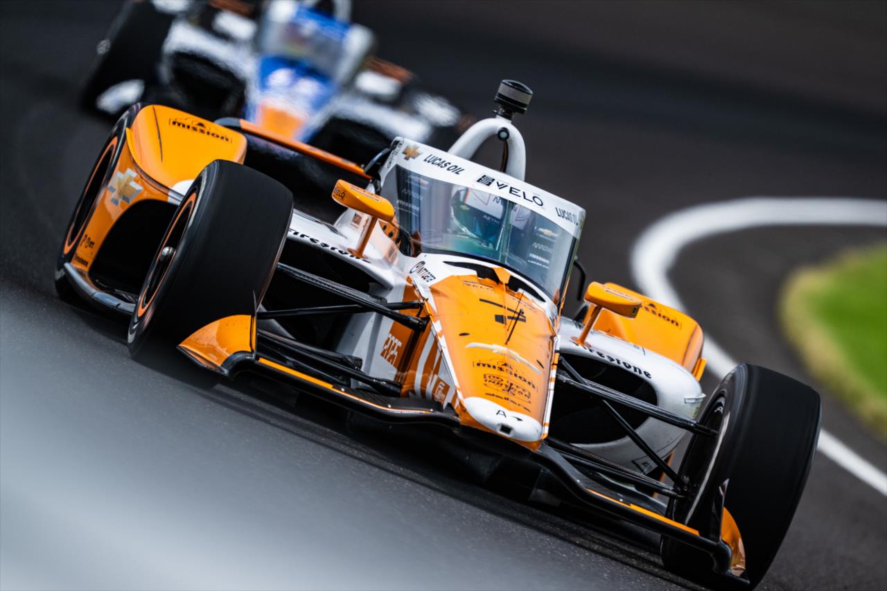 Christian Lundgaard - Indianapolis 500 Practice - By: Karl Zemlin -- Photo by: Karl Zemlin