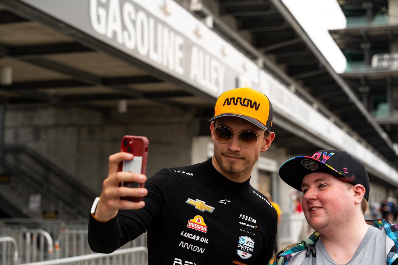 Christian Lundgaard - Indianapolis 500 Practice - By: Josh Hernandez -- Photo by: Josh Hernandez
