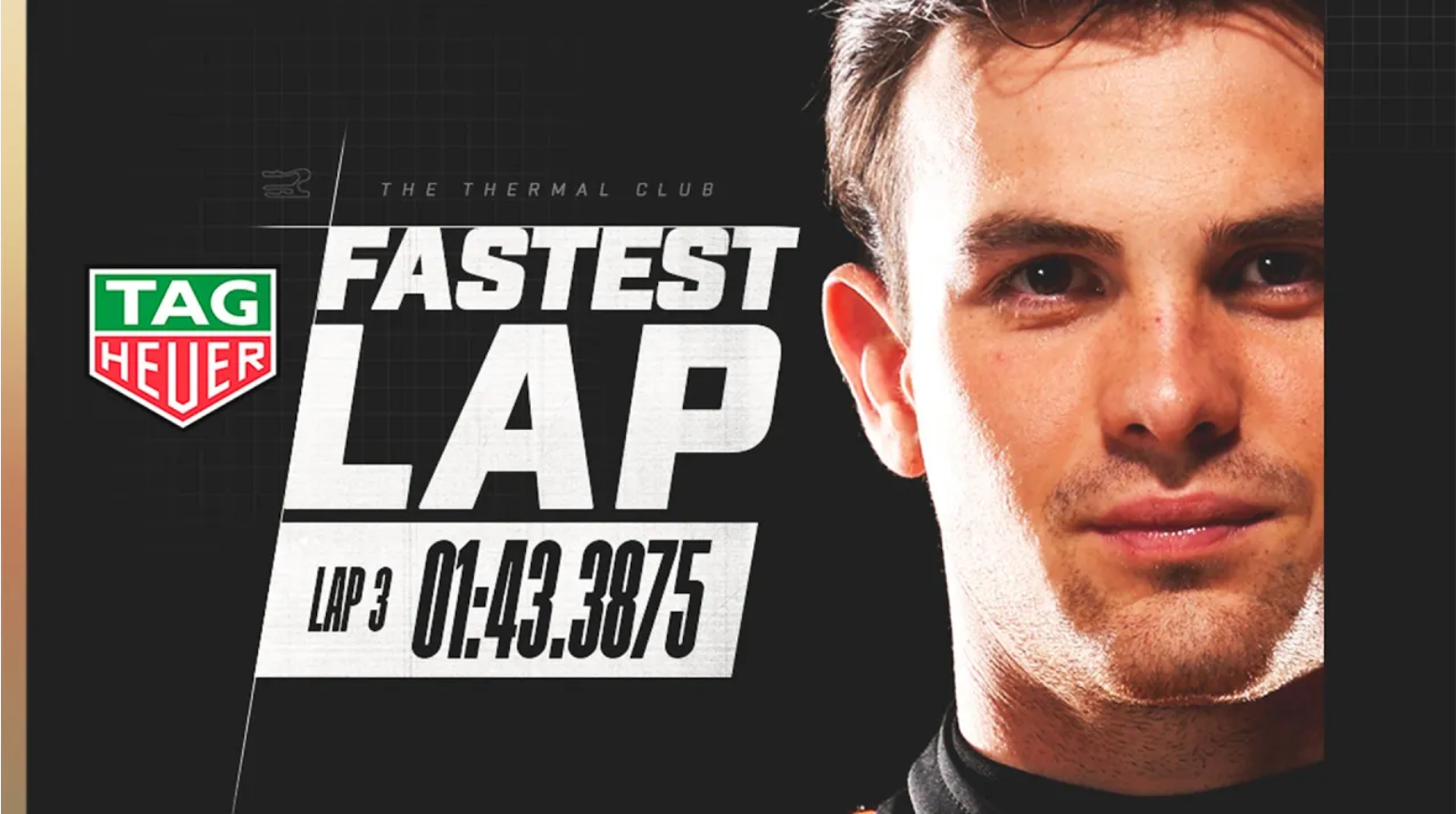thumbnail for TAG Heuer: Pato O'Ward Sets Fastest Lap in Thermal Grand Prix
