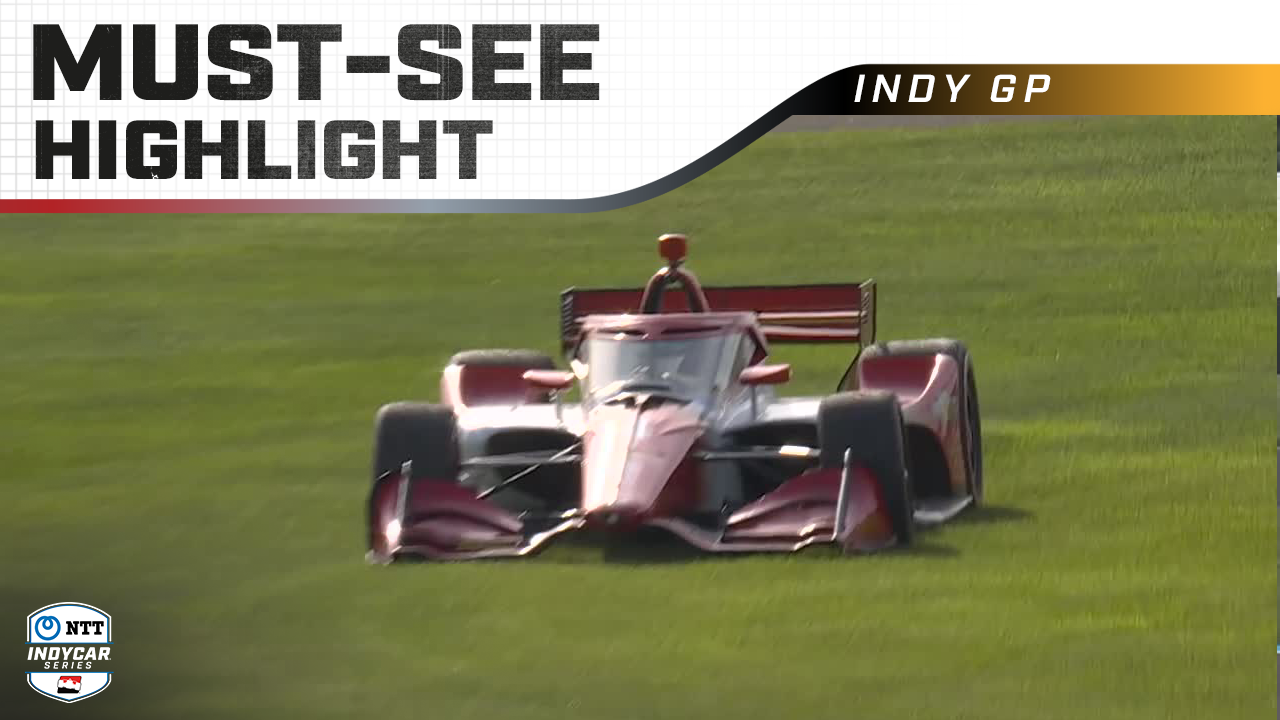thumbnail for David Malukas Brings Out First Caution in 408 Laps at Indianapolis
