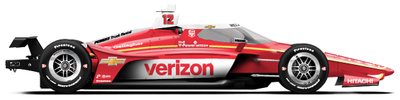 Driver of the #12 Will Power's Car Livery