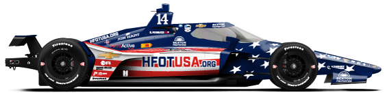 Driver of the #14 Santino Ferrucci's Car Livery