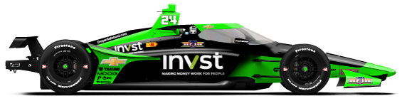 Driver of the #24 Jack Harvey's Car Livery