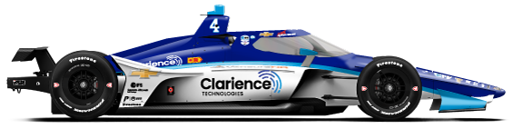 Driver of the #4 David Malukas's Car Livery