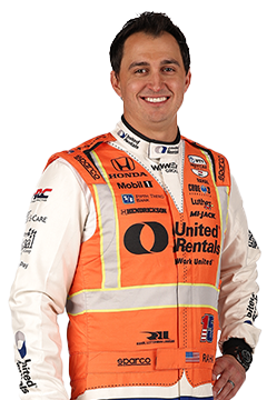 Bust of Graham Rahal, driver of the #15