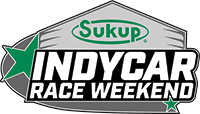Logo for the INDYCAR Race Weekend at Iowa Speedway